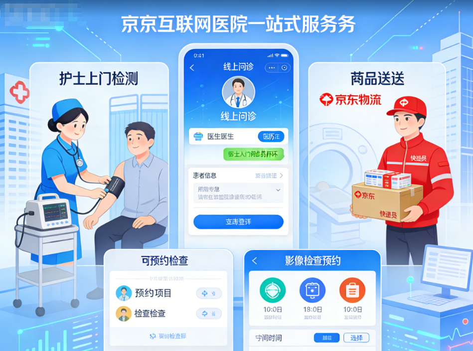 京東互聯(lián)網(wǎng)醫(yī)院日均問診咨詢量超50萬