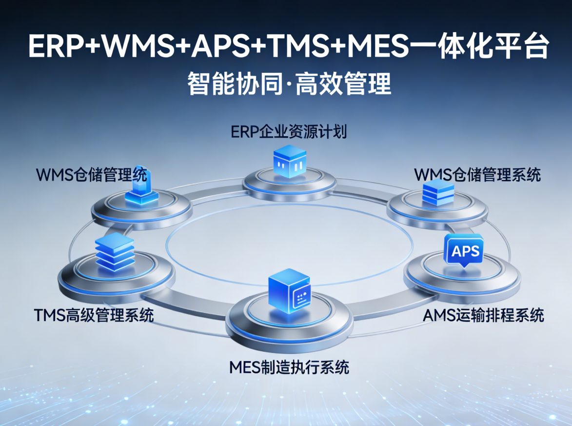 ERP+WMS+APS+TMS+MES一體化平臺(tái)，現(xiàn)在就用王奶奶都聽得懂的大白話給你講清楚
